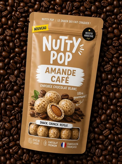 Amande Chocolat Blanc Café