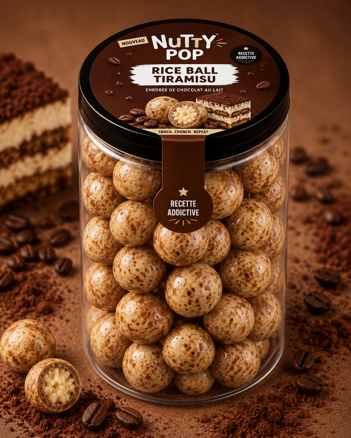 Rice Ball Tiramisu