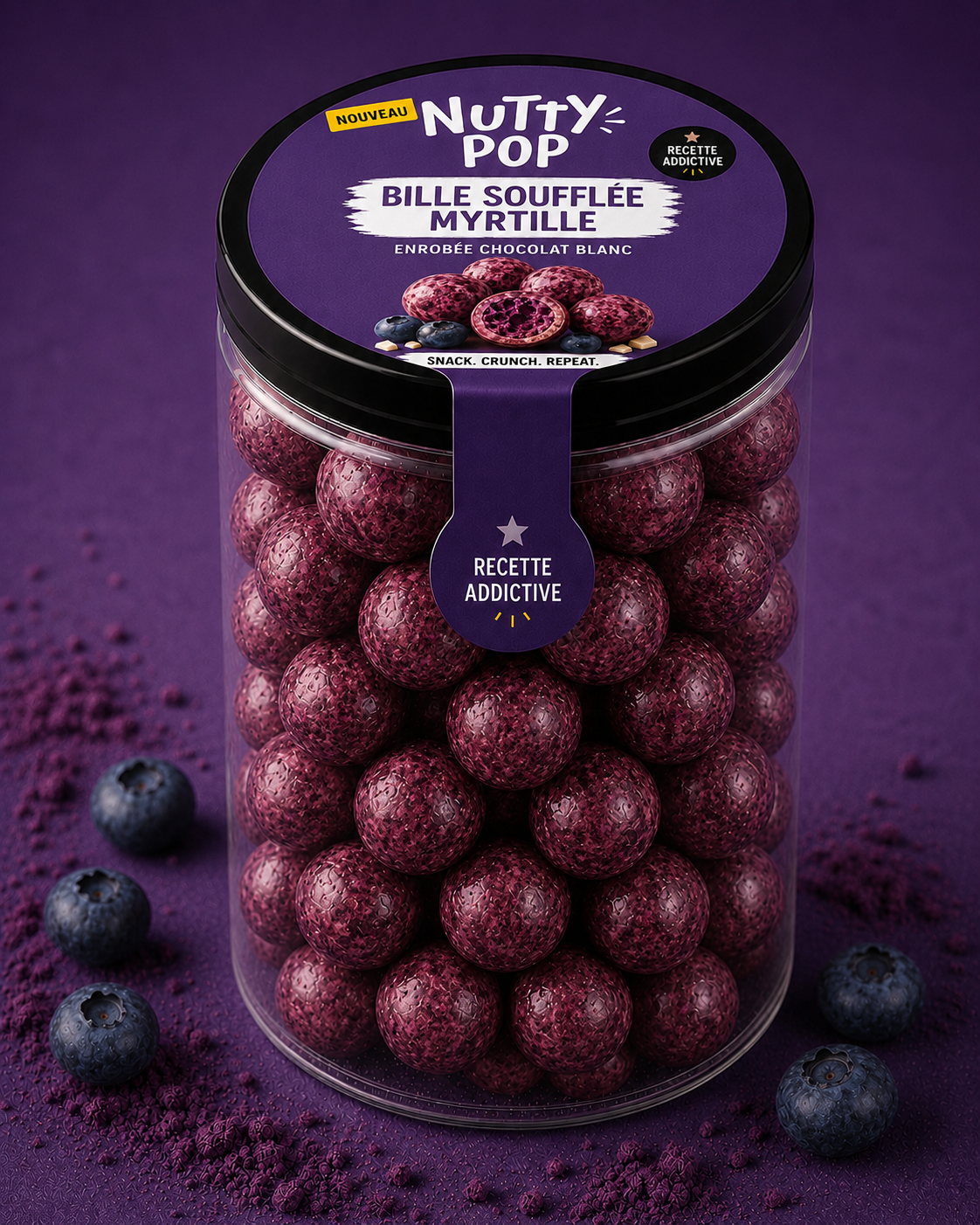 Cassis Croquant Chocolat Blanc